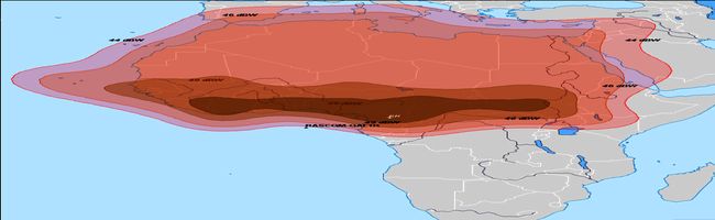 Rascom QAF 1R at 2,9°E_North Africa beam-n